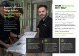 DL 6 PAGE BROCHURE - DESIGN & BUILD RENOVATION SPECIALISTS - 50 PACK